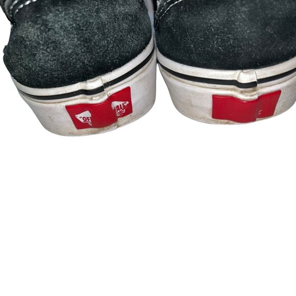 Vans classic black white lace up low sneakers shoes 9 - Picture 2 of 6